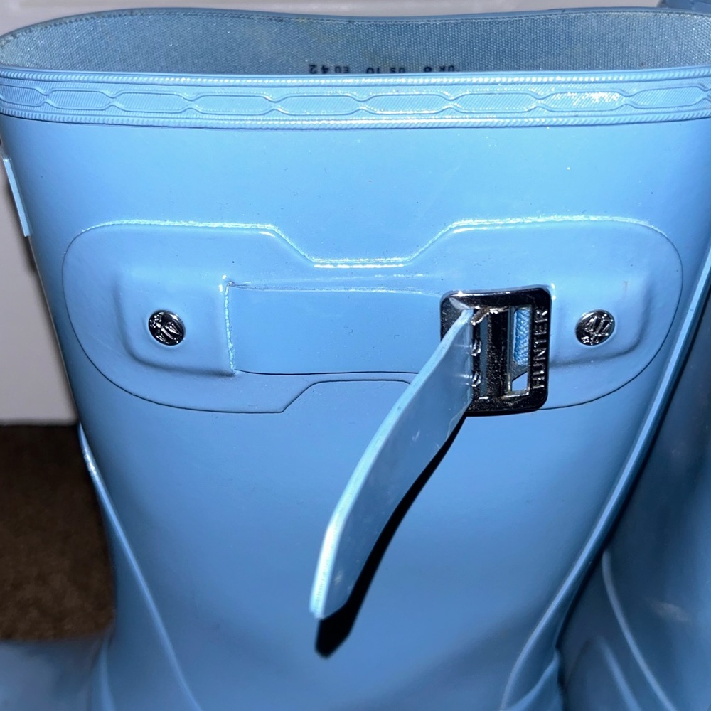 Light Blue Carolina Blue Hunter Rain Boots - Picture 6 of 11